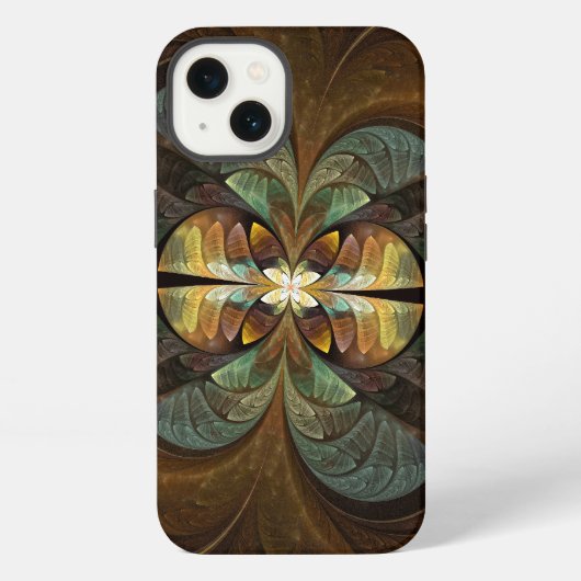 Etui iPhone 13 Natures Matrix Bumble Bee Abstrait (Verso)