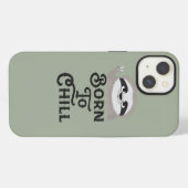 Etui iPhone 13 Né à Chill Sloth Funny (Verso Horizontal)