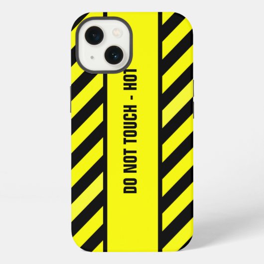 ETUI iPhone 13 NE TOUCHEZ PAS - CHAUD (Verso)