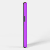 Etui iPhone 13 néon clair solide fluorescent violet (Côté droit)