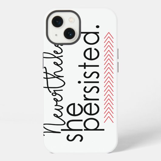 Etui iPhone 13 Nevertheless she persisted phone case (Verso)