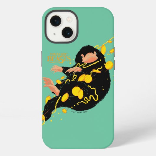 Etui iPhone 13 Niffler Flottant Avec De L'or (Verso)