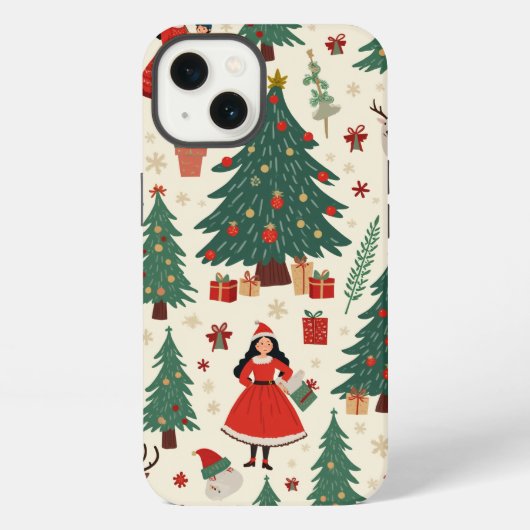 Etui iPhone 13 Noël (Verso)