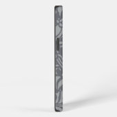 Etui iPhone 13 Nœud de chardon écossais de style William Morris (Côté droit)