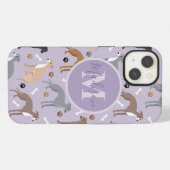 Etui iPhone 13 Nom de l'espèce Monogram (Verso Horizontal)