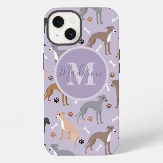 Etui iPhone 13 Nom de l'espèce Monogram (Verso)