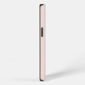 Etui iPhone 13 Nom du monogramme de script rose pâle (Côté droit)