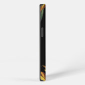 Etui iPhone 13 Nom du monogramme de tournesol (Côté droit)