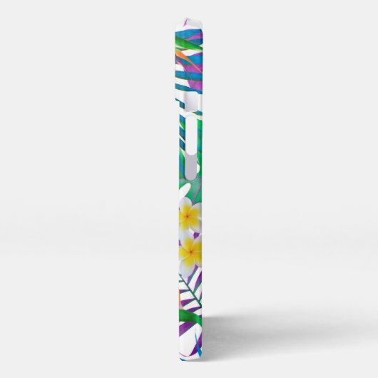 Etui iPhone 13 Nom du monogramme du paradis tropical (Côté gauche)