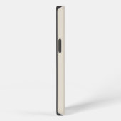 Etui iPhone 13 Nom du script monogramme moderne logo beige (Côté droit)