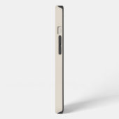 Etui iPhone 13 Nom du script monogramme moderne logo beige (Côté gauche)