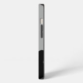 Etui iPhone 13 nom fait sur commande et guitare noire de roche (Côté gauche)