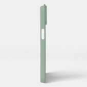 Etui iPhone 13 Nom moderne personnalisé Sage Green (Côté droit)