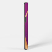 Etui iPhone 13 Nom monogrammé pailleté élégant (Côté droit)