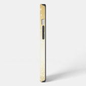 Etui iPhone 13 Nom monogrammé pailleté élégant (Côté gauche)
