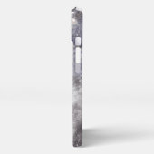 Etui iPhone 13 Nom monogramme personnalisé de l'espace Abstrait (Côté gauche)