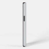 Etui iPhone 13 Nom personnalisé simple et élégant gris clair (Côté droit)