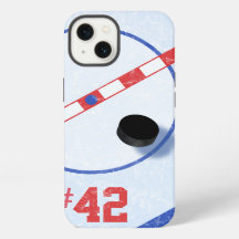 Nombre personnalisé, joueur de hockey central de