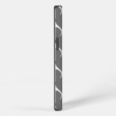 Etui iPhone 13 notes musicales blanches (Côté droit)