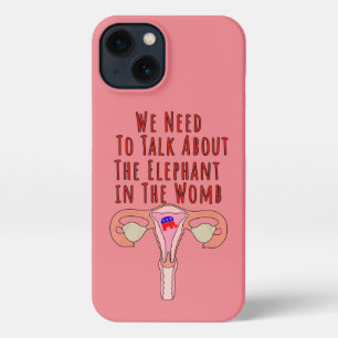 Etui iPhone 13 Nous devons parler de l'éléphant dans le ventre