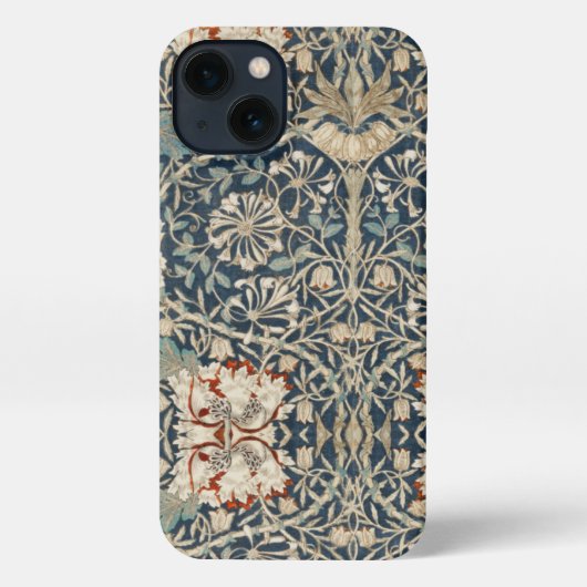 Etui iPhone 13 Nouveau Motif William Morris (Verso)