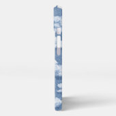 Etui iPhone 13 nuages enneigés (Côté gauche)