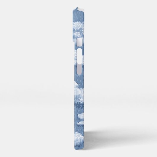 Etui iPhone 13 nuages enneigés (Côté gauche)