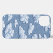Etui iPhone 13 nuages enneigés (Verso Horizontal)