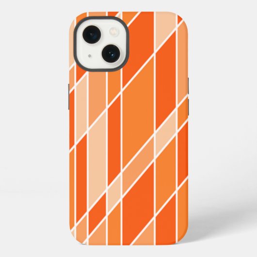 Etui iPhone 13 Nuances d'orange (Verso)