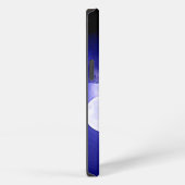 Etui iPhone 13 Nuit loup et bleu (Côté droit)