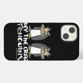 Etui iPhone 13 Obey Les Pingouins Fous (Verso Horizontal)