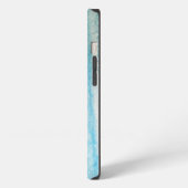 Etui iPhone 13 Océan Bleu Et Blanc Abstrait (Côté gauche)