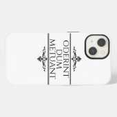 Etui iPhone 13 Oderint Dum Metuant (Verso Horizontal)