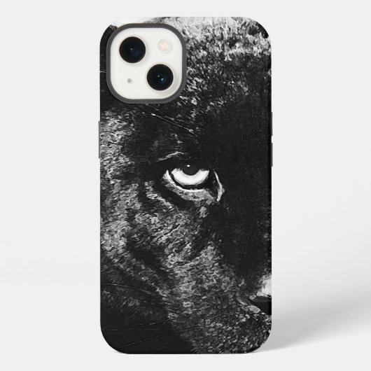 Etui iPhone 13 Œil de Jaguar (Verso)