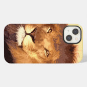 Etui iPhone 13 Œuvre d'art Lion (Verso Horizontal)