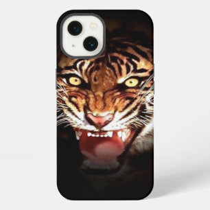 Etui iPhone 13 Oeuvre de tigres sauvages