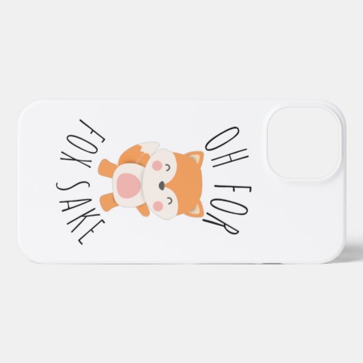 Etui iPhone 13 Oh pour Fox Sake (Verso Horizontal)