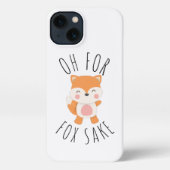 Etui iPhone 13 Oh pour Fox Sake (Verso)