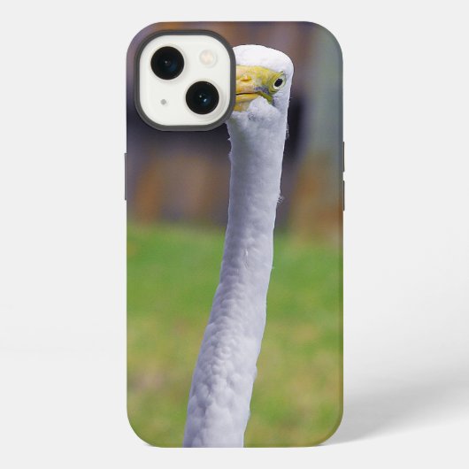 Etui iPhone 13 Oiseau avec le long cou (Verso)