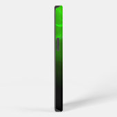 ETUI iPhone 13 OISEAU CLAIR, MONOGRAMME ABSTRAIT VERT NOIR (Côté droit)