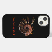 Etui iPhone 13 Oiseau de feu fractal (Verso Horizontal)
