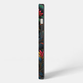 Etui iPhone 13 Oiseau de paradis (Côté gauche)