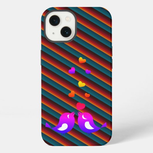 Etui iPhone 13 Oiseau noir (Verso)