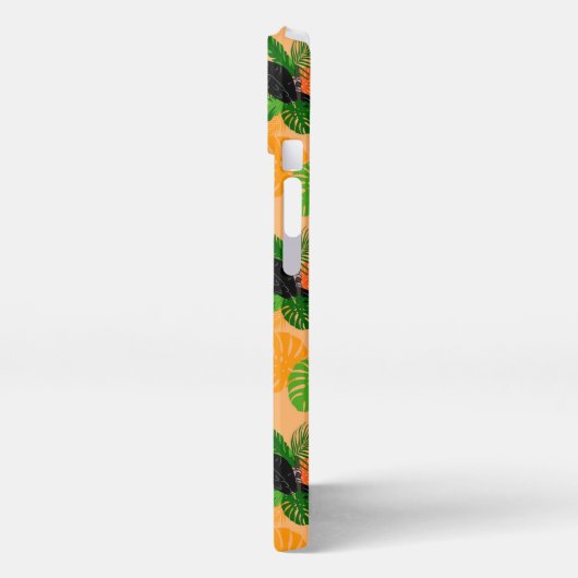 Etui iPhone 13 Oiseau tropical Toucan Motif sans couture (Côté gauche)