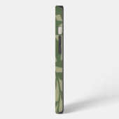 Etui iPhone 13 Oiseau vert perché sur une branche verte (Côté gauche)