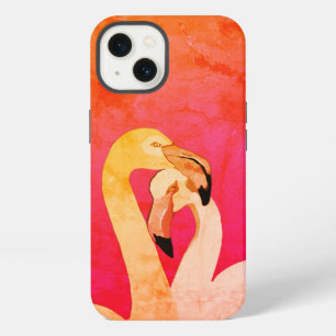 Etui iPhone 13 Oiseaux de Flamant rose rose iPhone 6/6, Tough Xtr