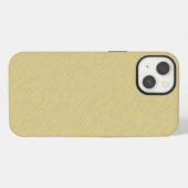 Etui iPhone 13 Or brossé doux (Verso Horizontal)