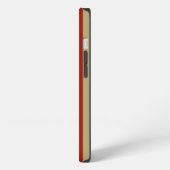 Etui iPhone 13 Or rouge (Côté gauche)