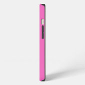 Etui iPhone 13 Orchidée uni couleur solide rose vif (Côté gauche)