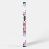 Etui iPhone 13 Orchidées avec colibri (Côté droit)